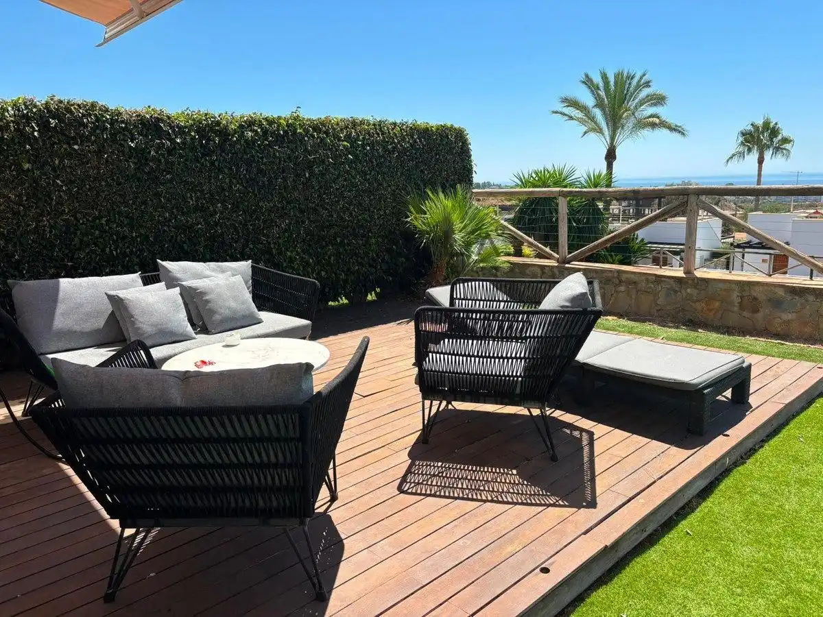 Terraza de Casa adosada en venta en Marbella con Aire acondicionado, Terraza y Trastero
