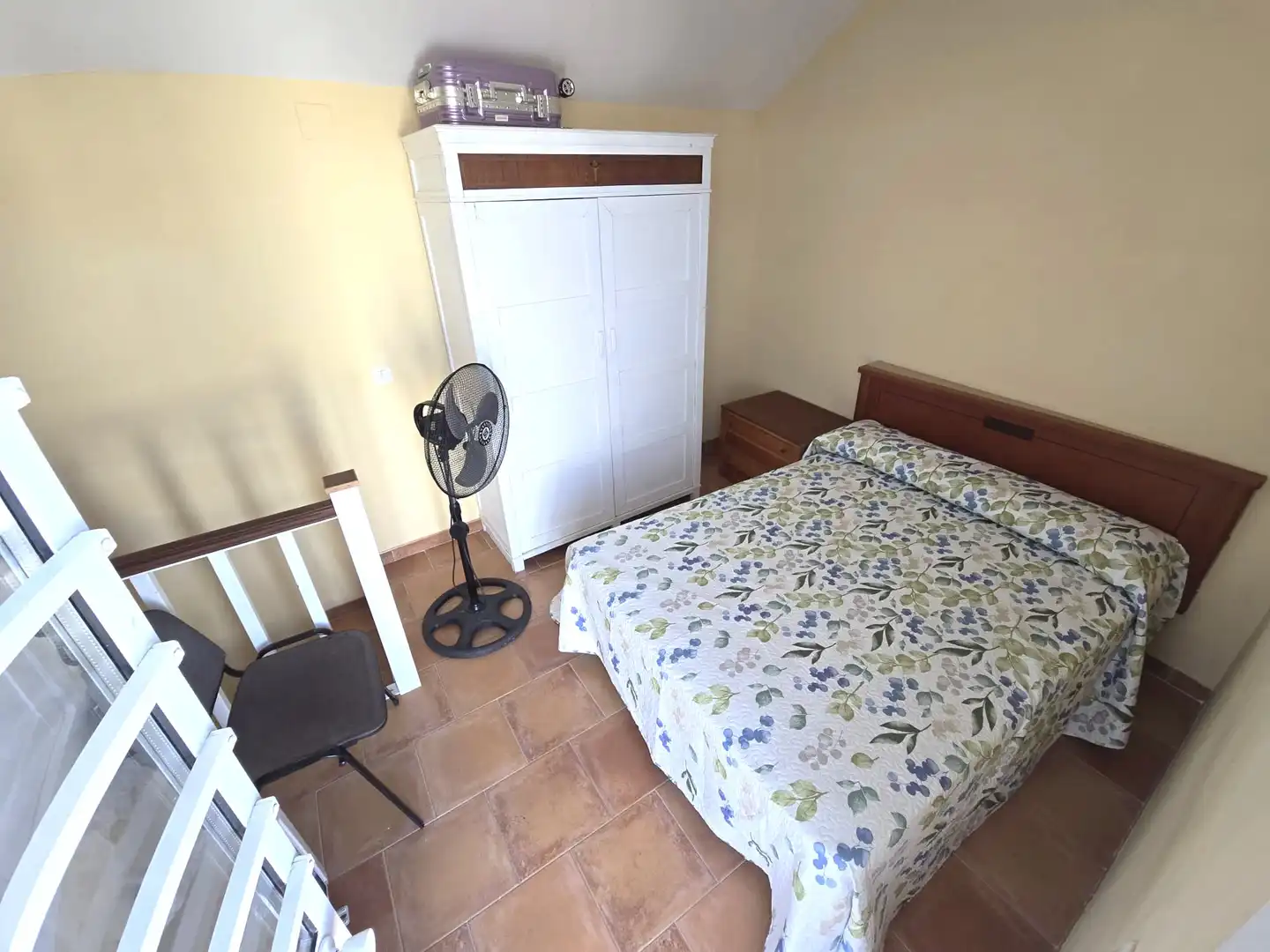 Bedroom of Apartments for rent in Cáceres  with Air Conditioner, Terrace and Furnished