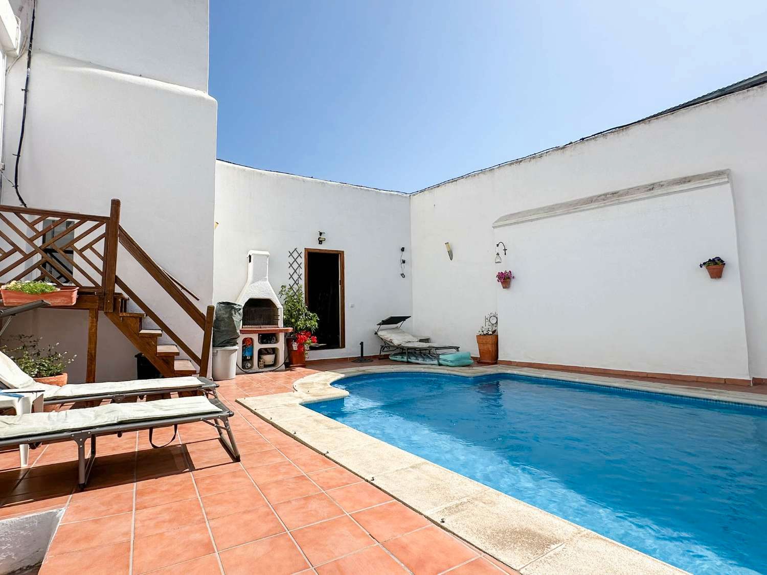 Swimming pool of Country house for sale in Salobreña  with Air Conditioner, Terrace and Storage room