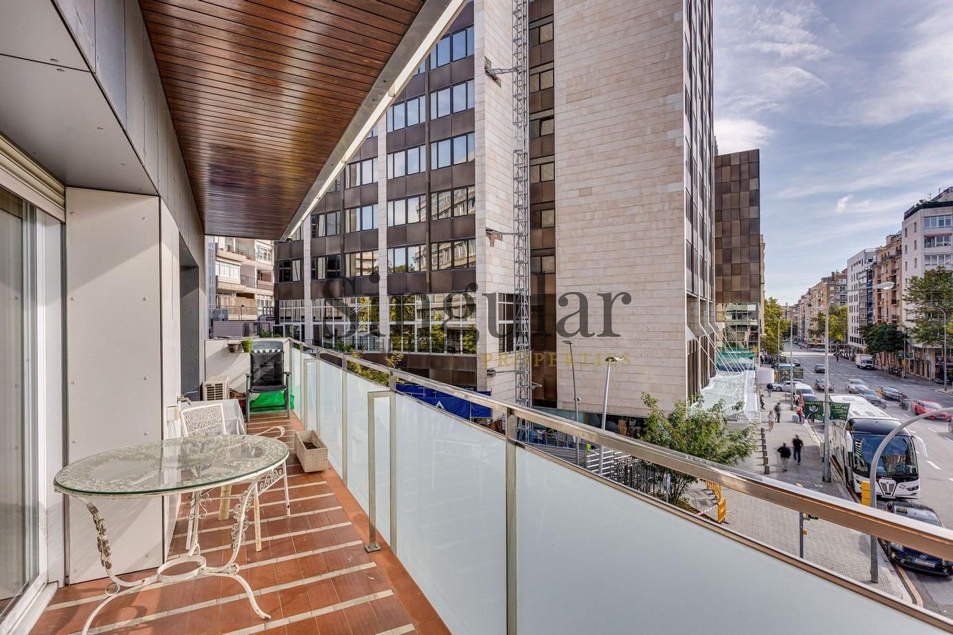 Terrace of Flat for sale in  Barcelona Capital  with Air Conditioner, Heating and Parquet flooring