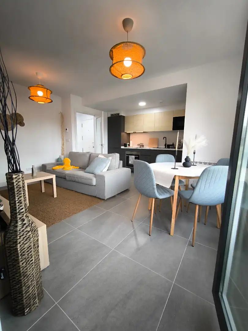 Sala de estar de Piso en venta en Vilagarcía de Arousa con Calefacción, Terraza y Trastero