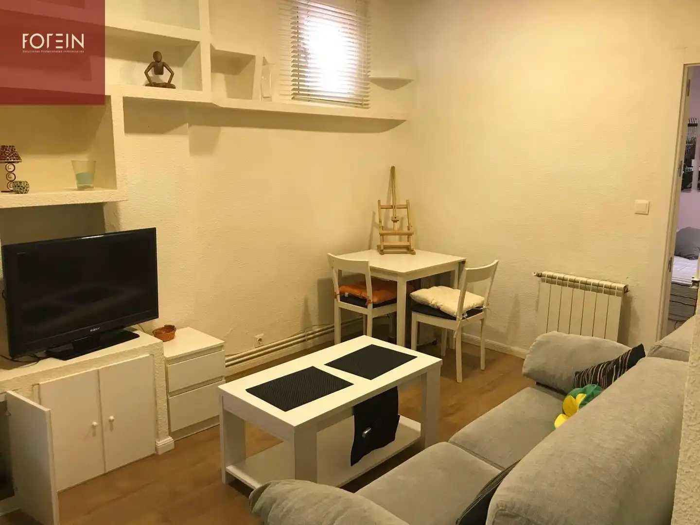 Wohnzimmer von Wohnung zur Miete in Madrid mit Heizung und Möbliert