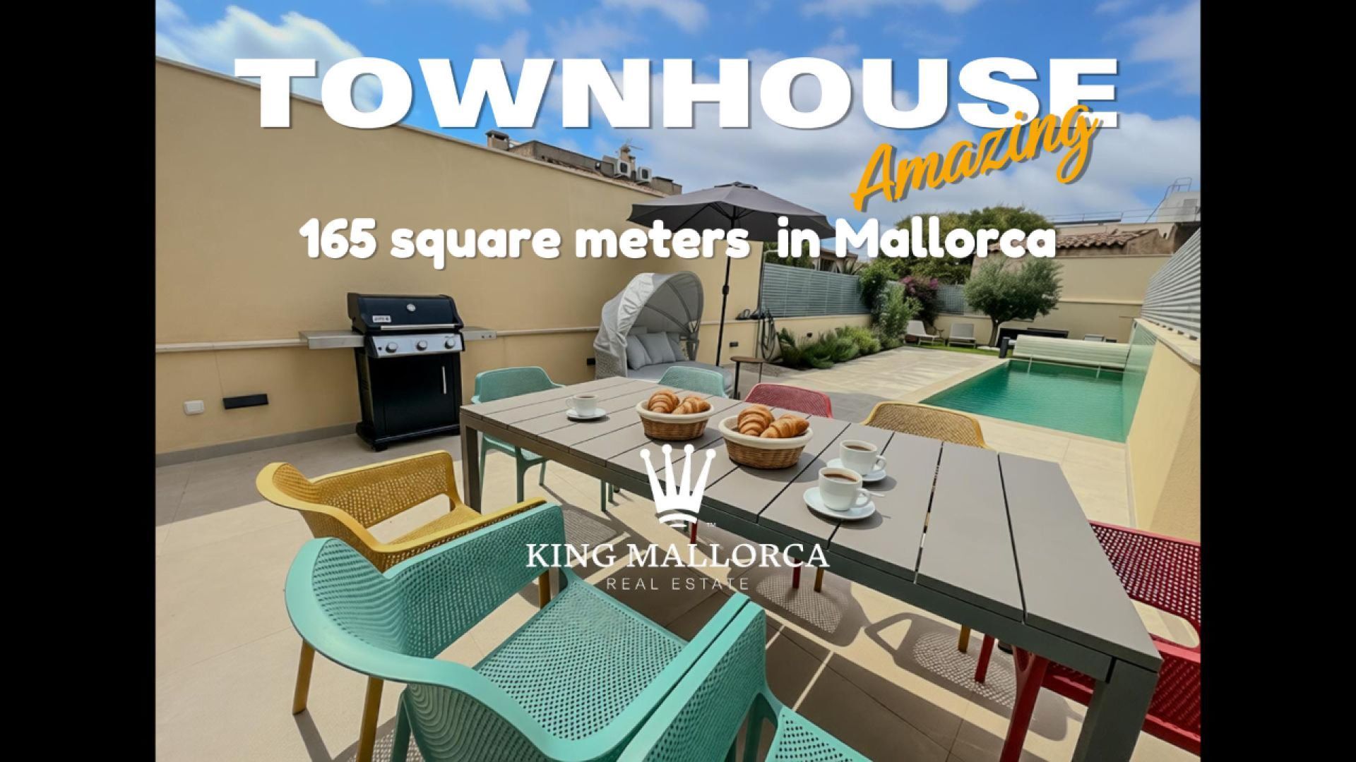 Exterior view of Single-family semi-detached for sale in Marratxí  with Air Conditioner, Heating and Private garden