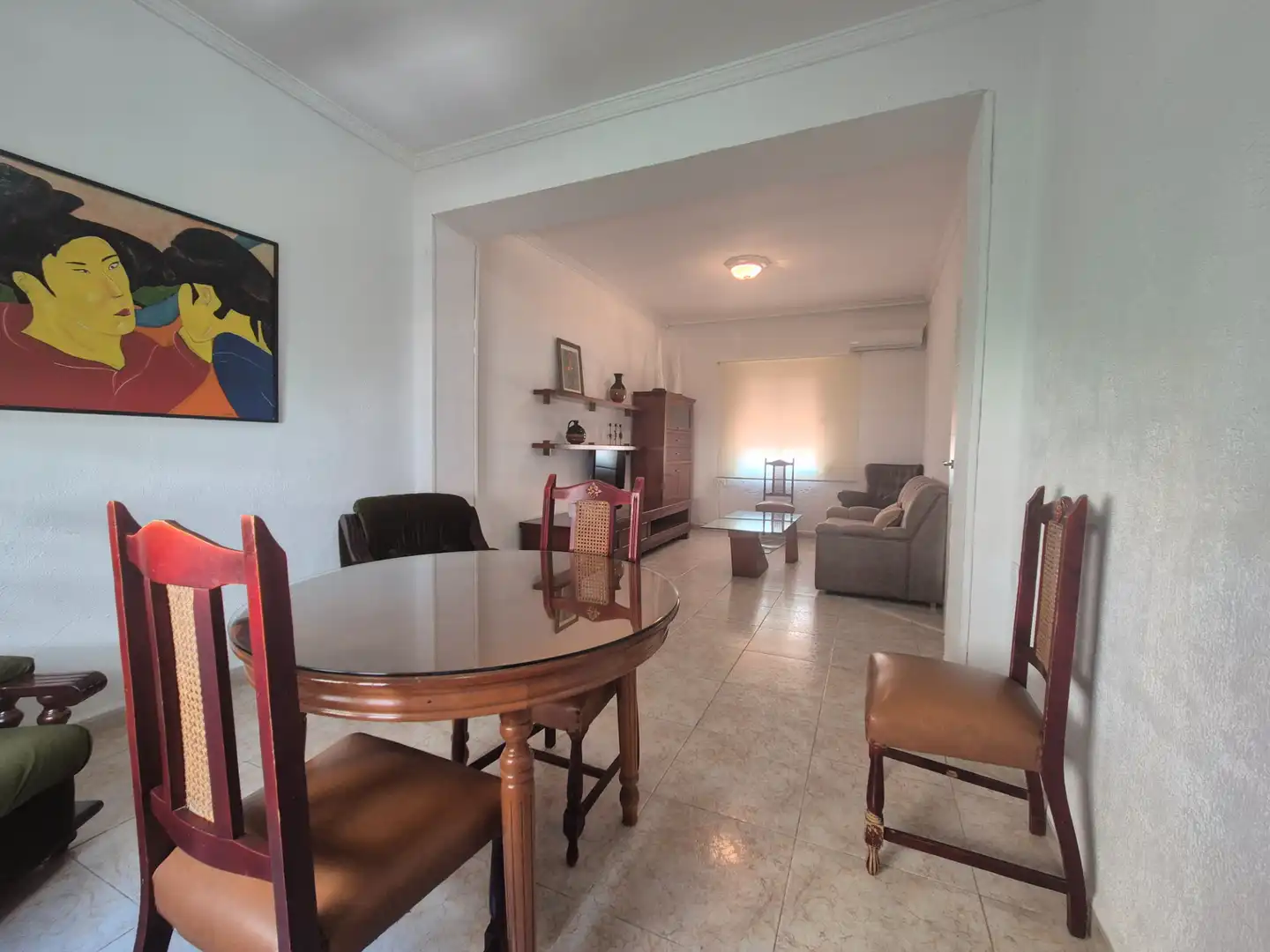 Comedor de Piso de alquiler en Badajoz con Aire acondicionado, Amueblado y Horno