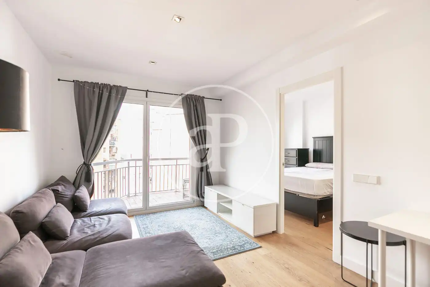 Schlafzimmer von Wohnung zum Verkauf in Barcelona mit Klimaanlage, Heizung und Terrasse