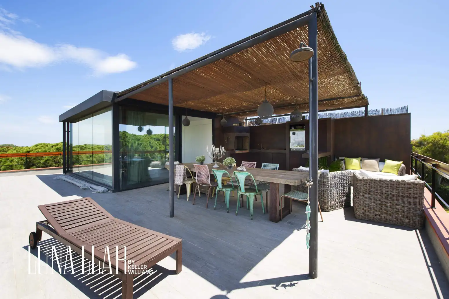Terrasse von Dachboden zum Verkauf in Gavà mit Heizung, Parkett und Terrasse