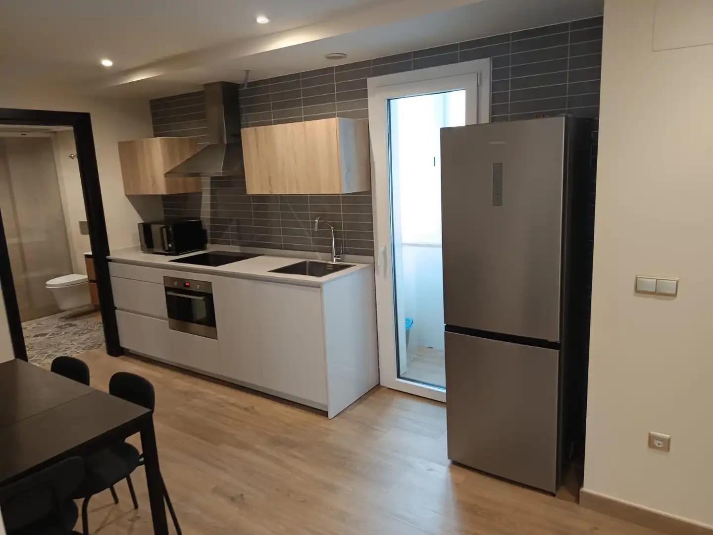Cuina de Pis de lloguer en Albacete amb Aire condicionat, Calefacció i Parquet