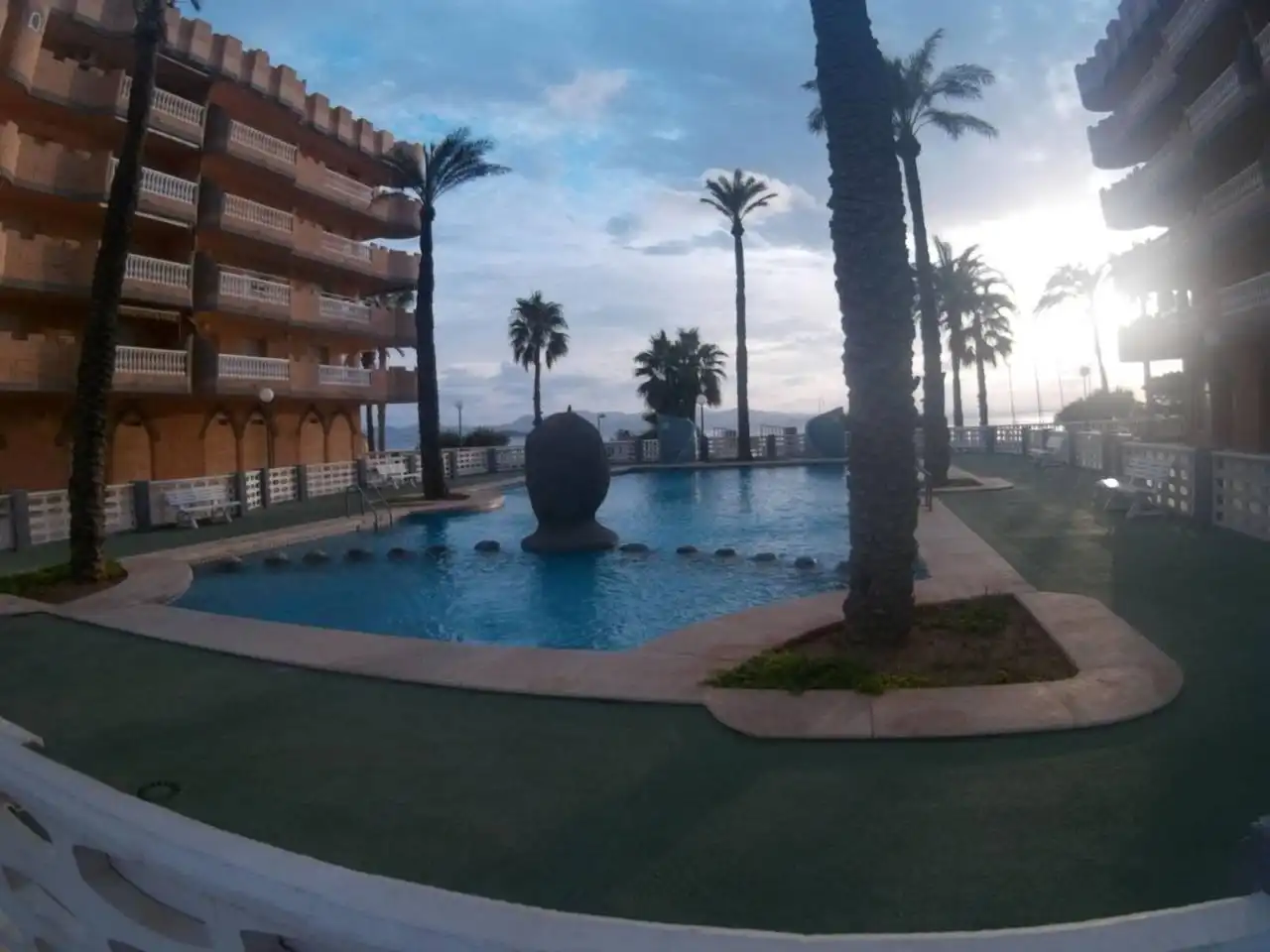 Swimming pool of Attic for sale in Playa del Galán