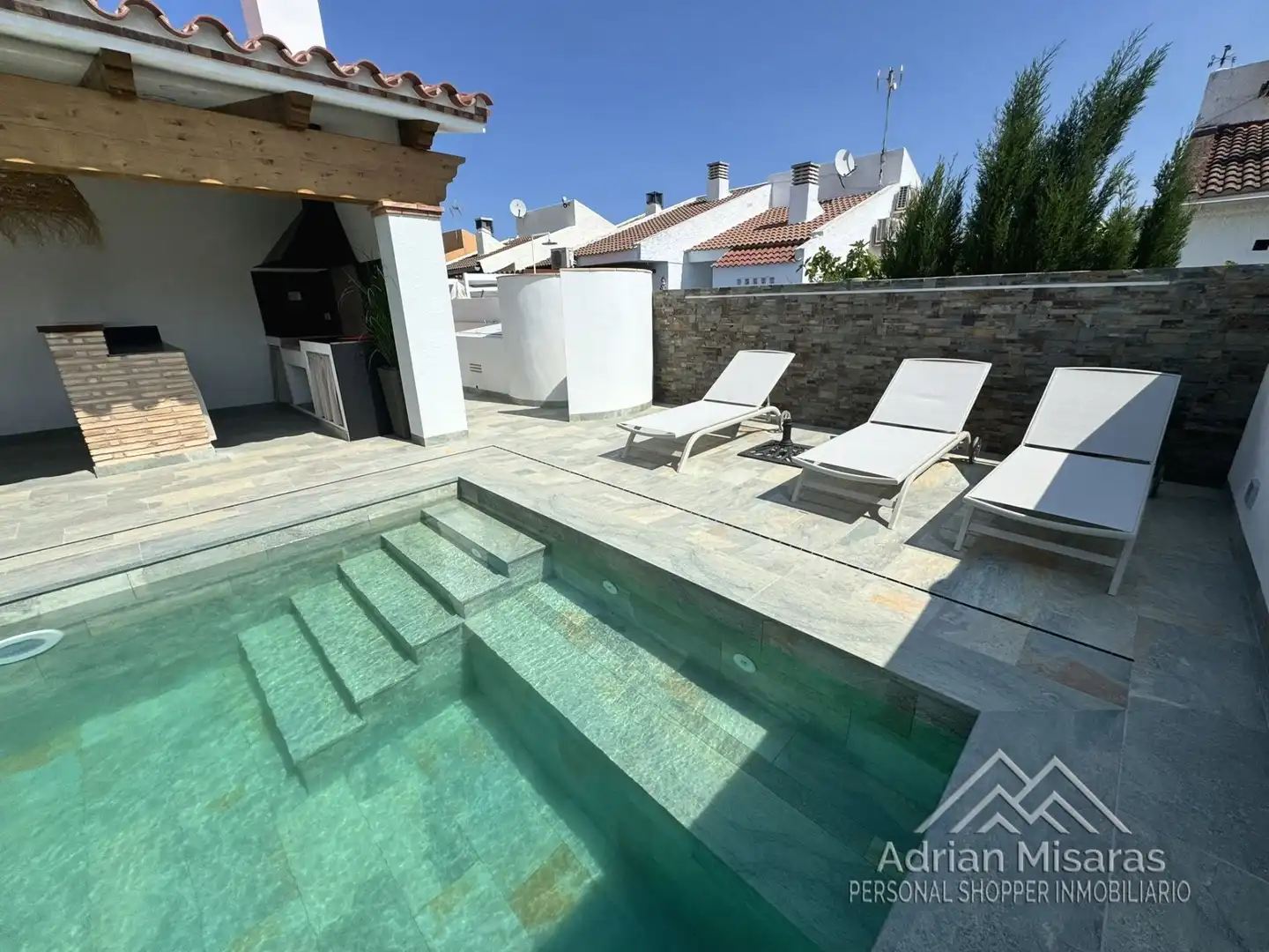 Swimming pool of Houses for sale in Deltebre  with Air Conditioner, Heating and Storage room