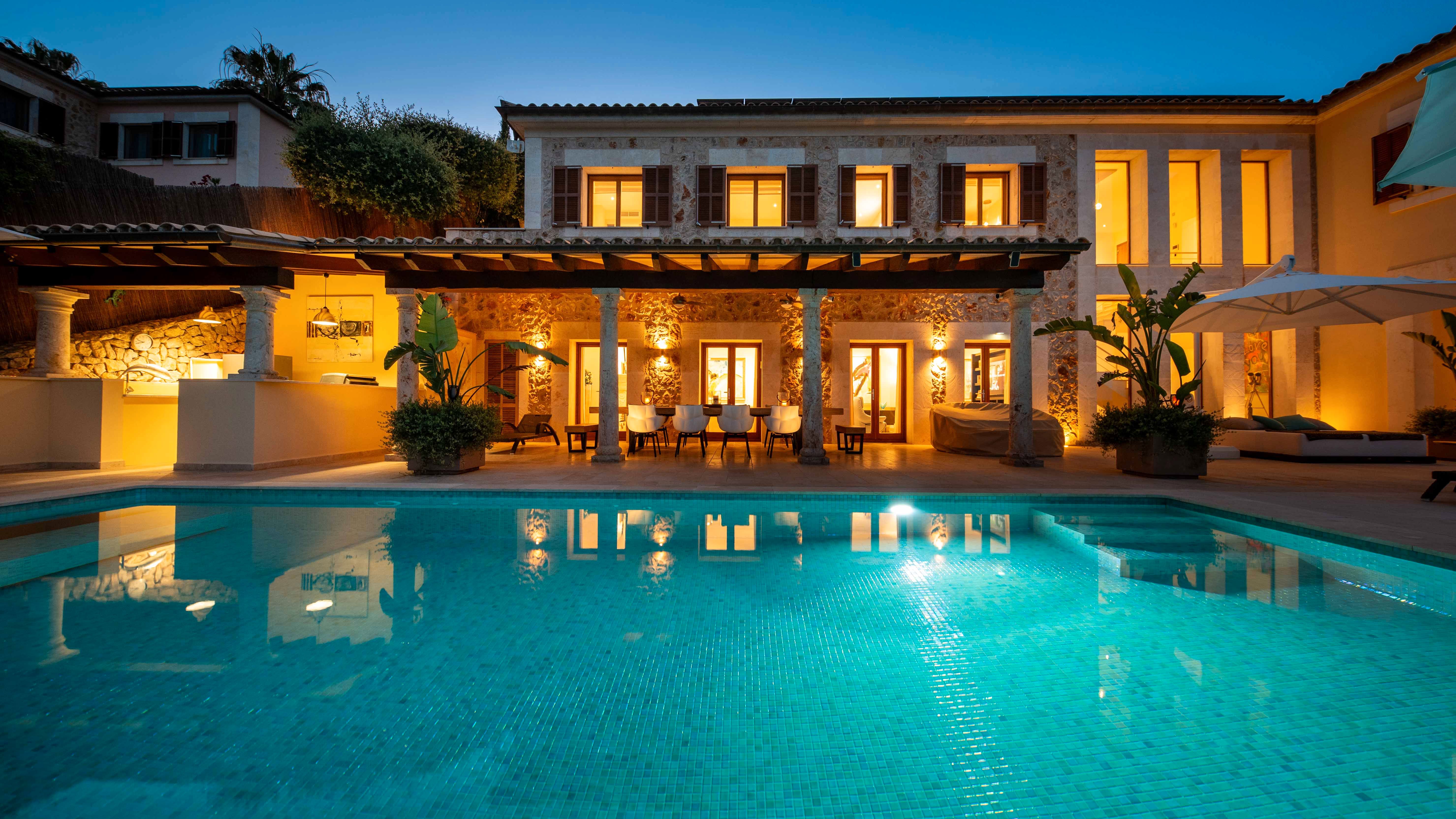 Swimming pool of House or chalet for sale in Pollença  with Air Conditioner, Swimming Pool and Furnished