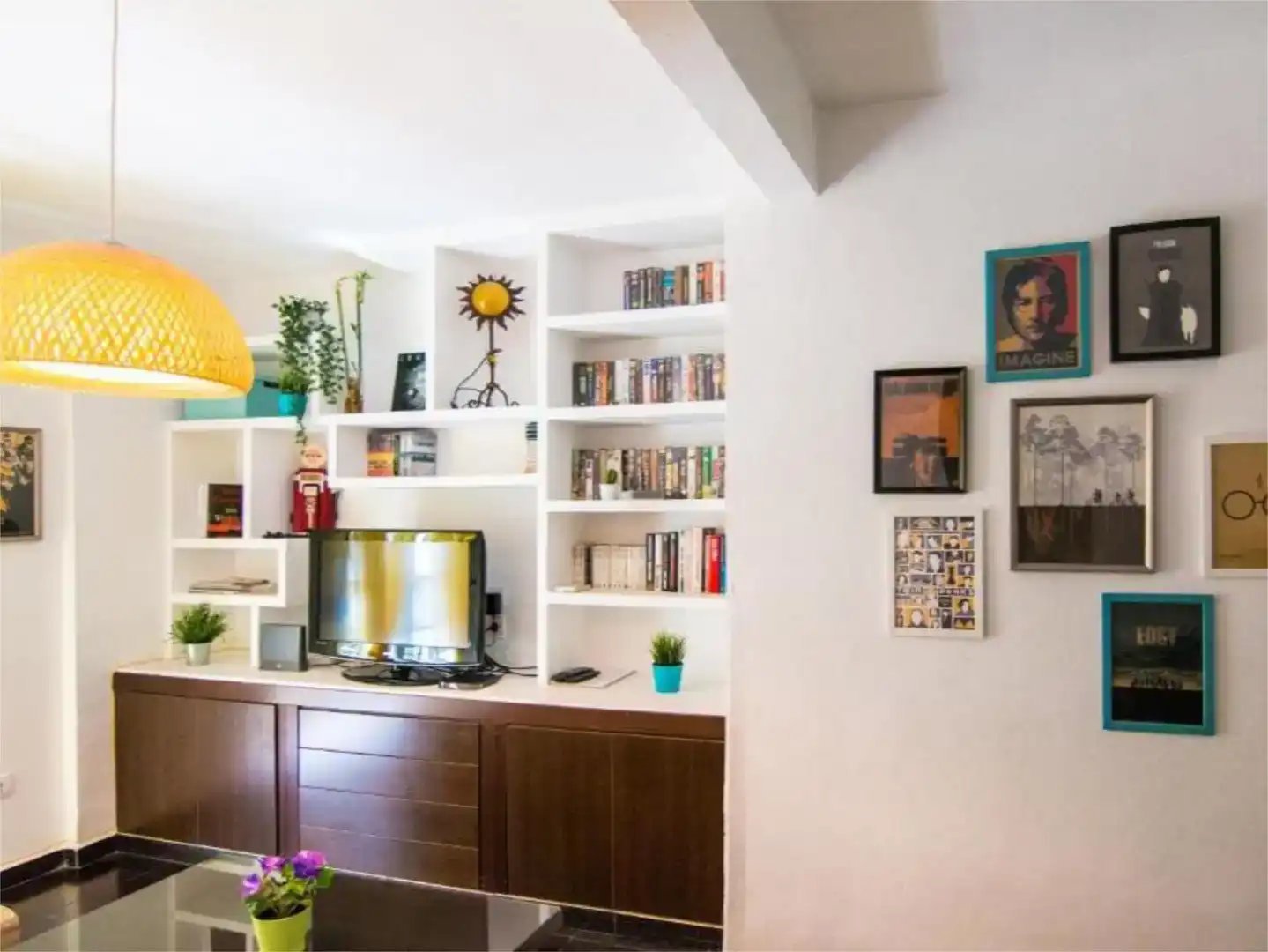 Sala de estar de Apartamento de alquiler en Casco Antiguo