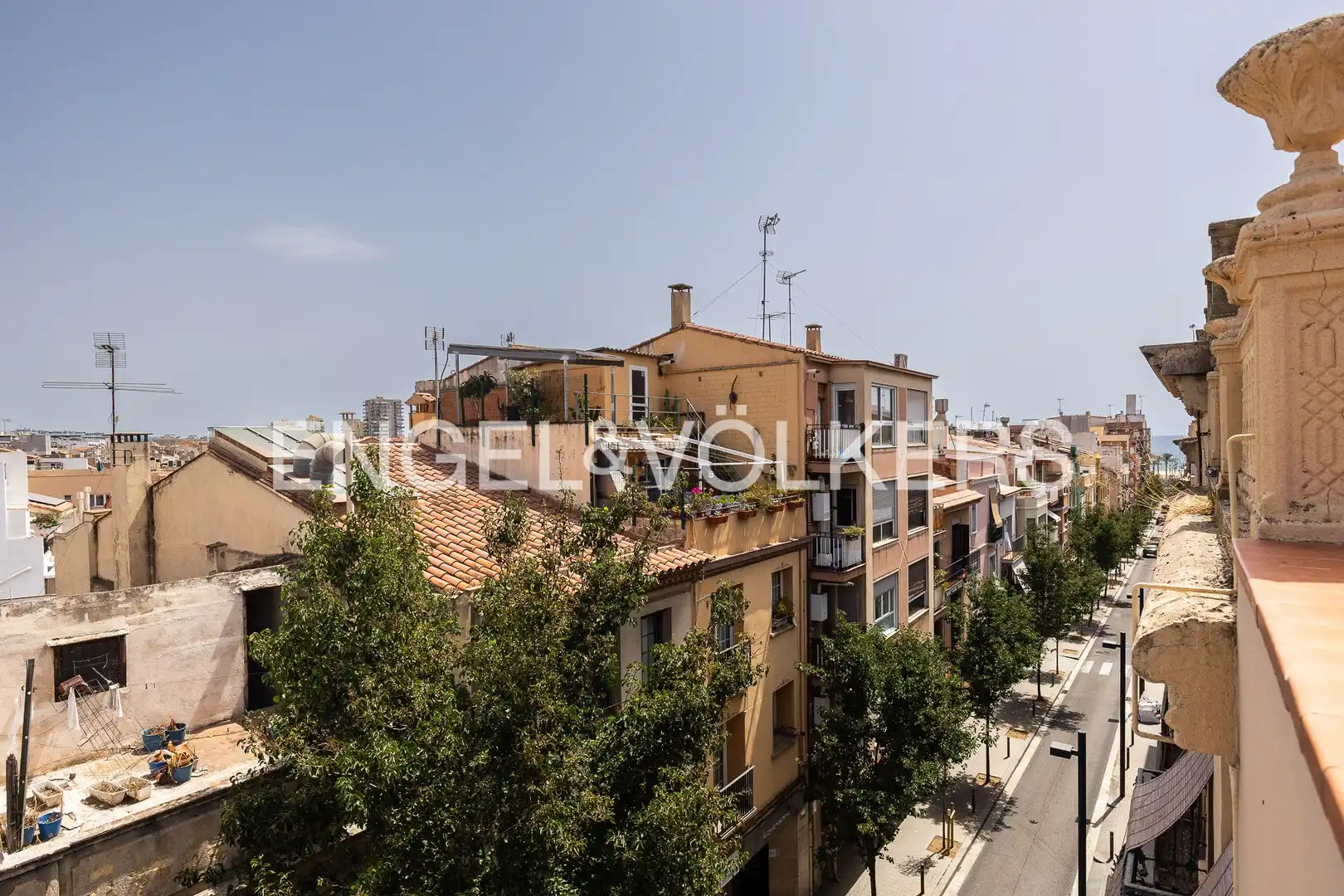 Vista exterior de Piso en venta en Mataró con Aire acondicionado, Calefacción y Terraza