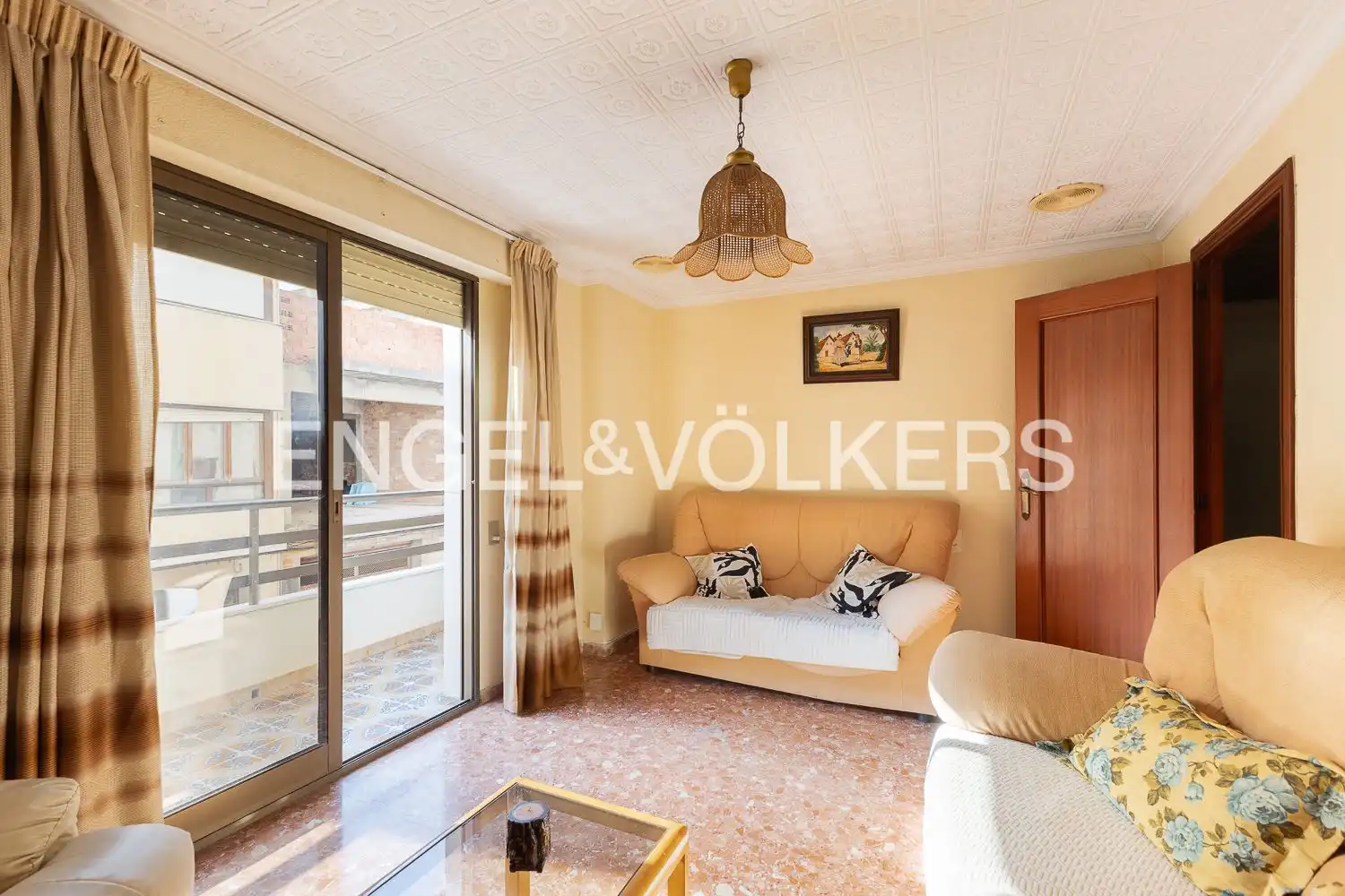 Sala de estar de Piso en venta en Sueca con Calefacción y Balcón