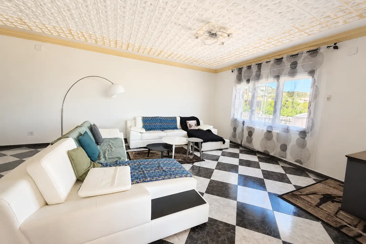 Sala de estar de Casa o chalet en venta en Roses con Aire acondicionado, Calefacción y Terraza