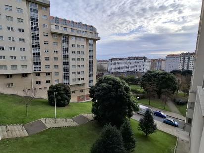 Exterior view of Flat for sale in A Coruña Capital   with Heating, Parquet flooring and Storage room