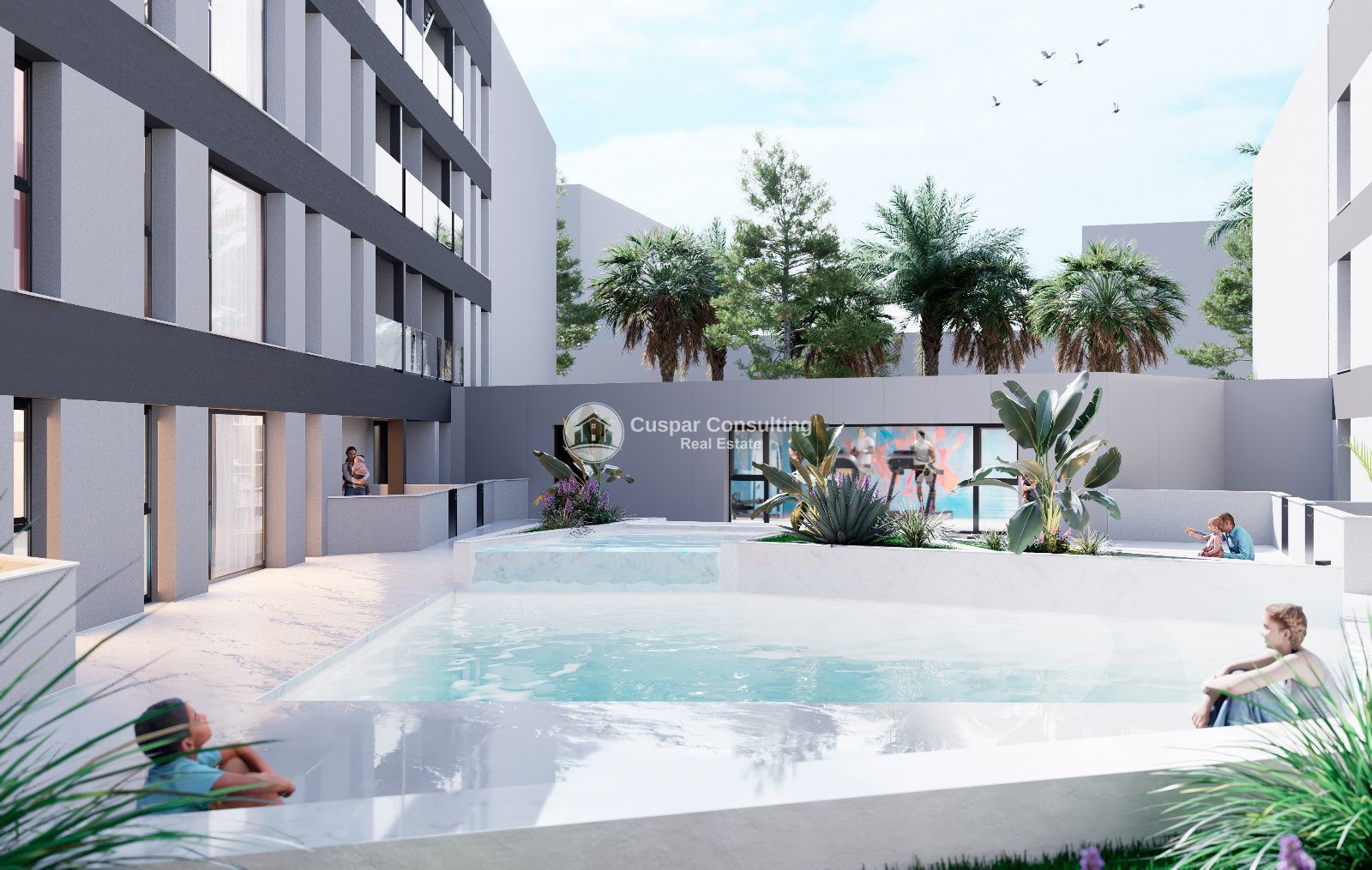 Piscina de Apartament en venda en San Pedro del Pinatar amb Calefacció i Terrassa