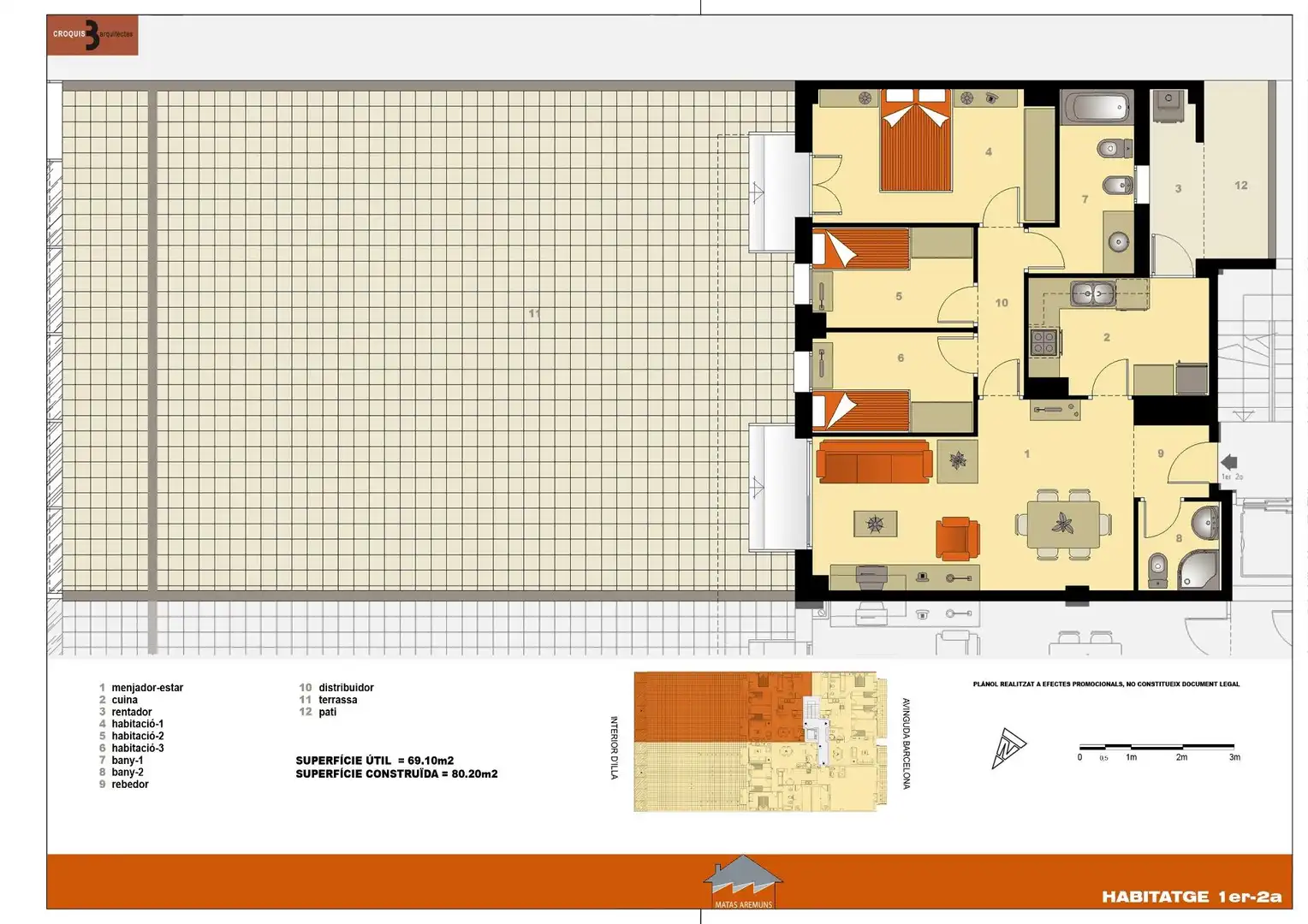 Flat for sale in Molins de Rei  with Air Conditioner, Heating and Parquet flooring