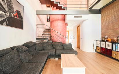 Living room of Single-family semi-detached for sale in Granollers  with Air Conditioner, Heating and Parquet flooring