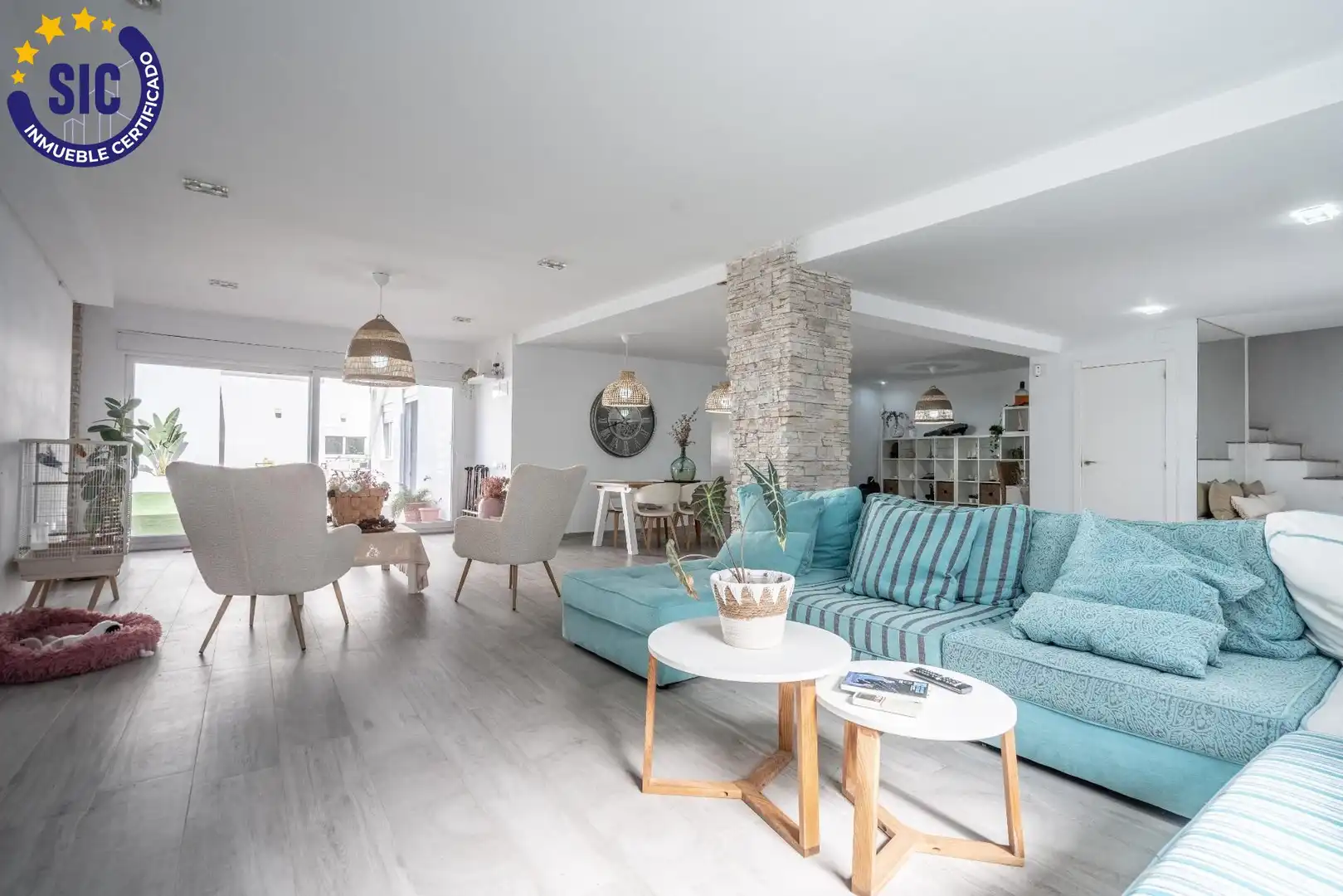 Wohnzimmer von Haus oder Chalet zum Verkauf in Valencia mit Privatgarten, Terrasse und Schwimmbad