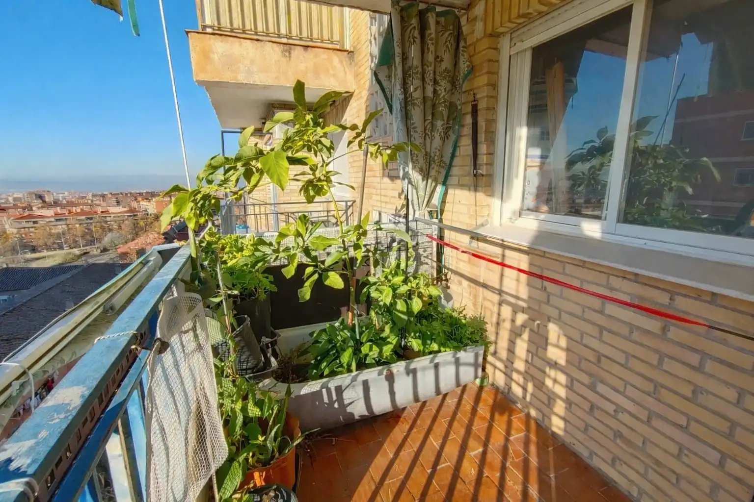 Balcony of Flat for sale in Granada  with Air Conditioner, Terrace and Furnished