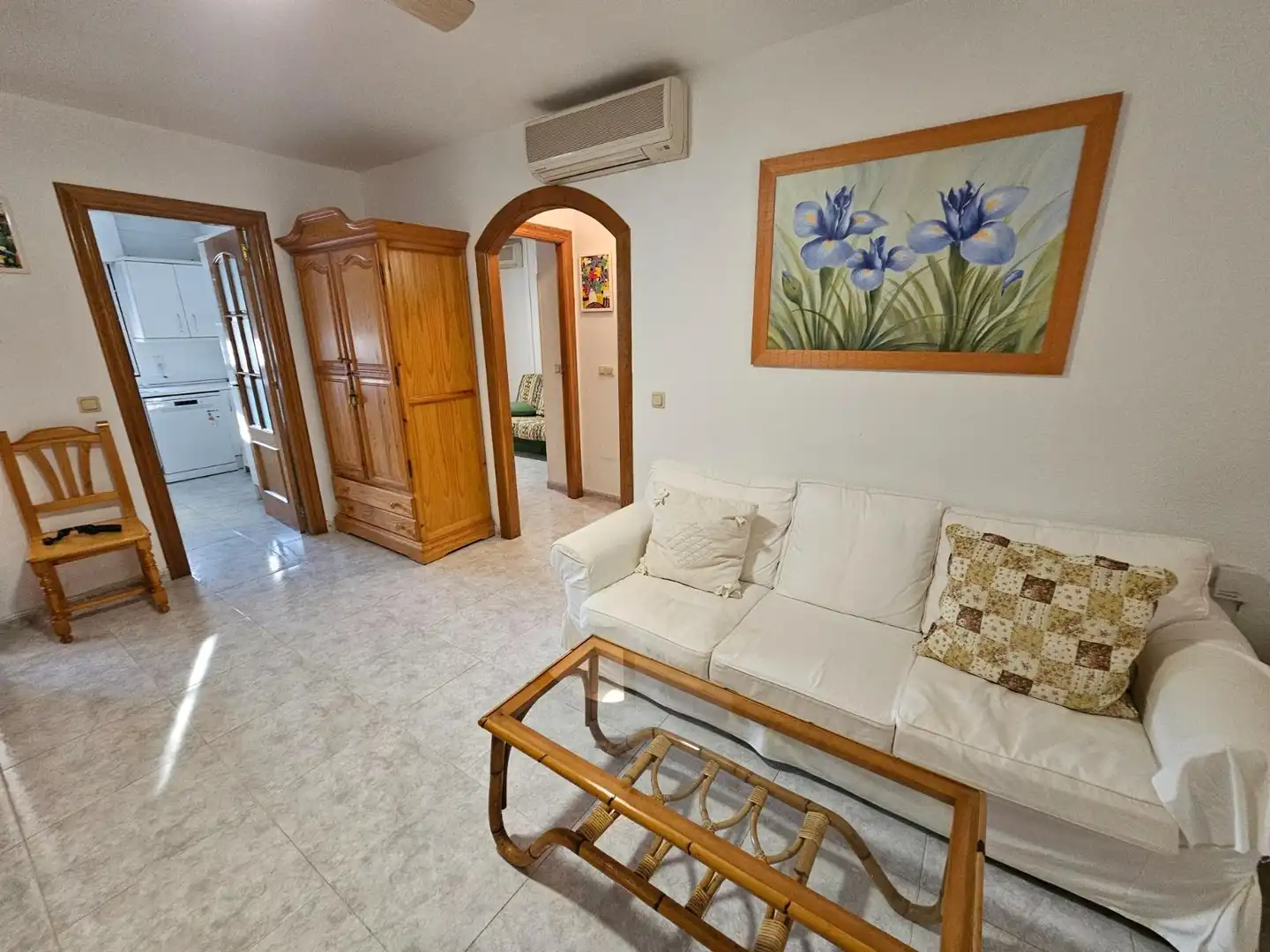 Living room of Apartments for sale in San Javier  with Air Conditioner, Private garden and Storage room