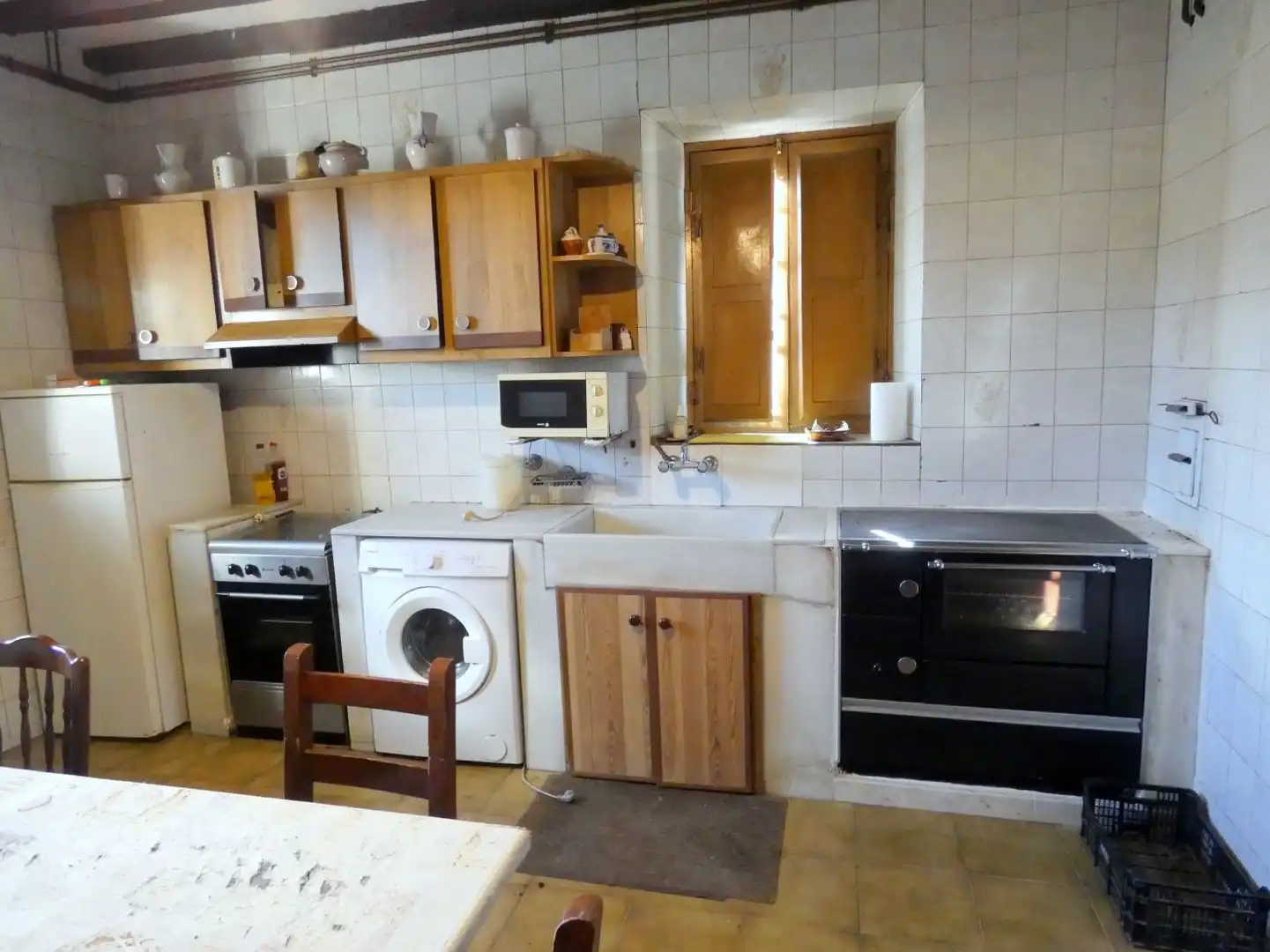 Cocina de Finca rústica en venta en Aramaio con Calefacción, Amueblado y Balcón