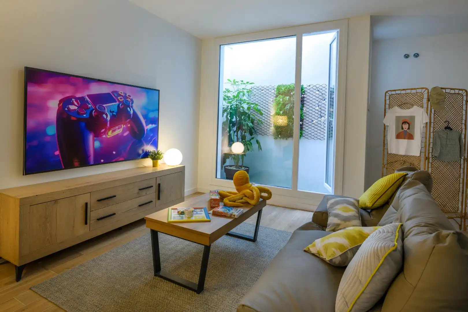 Sala d'estar de Casa o xalet en venda en Murcia amb Aire condicionat, Jardí privat i Terrassa