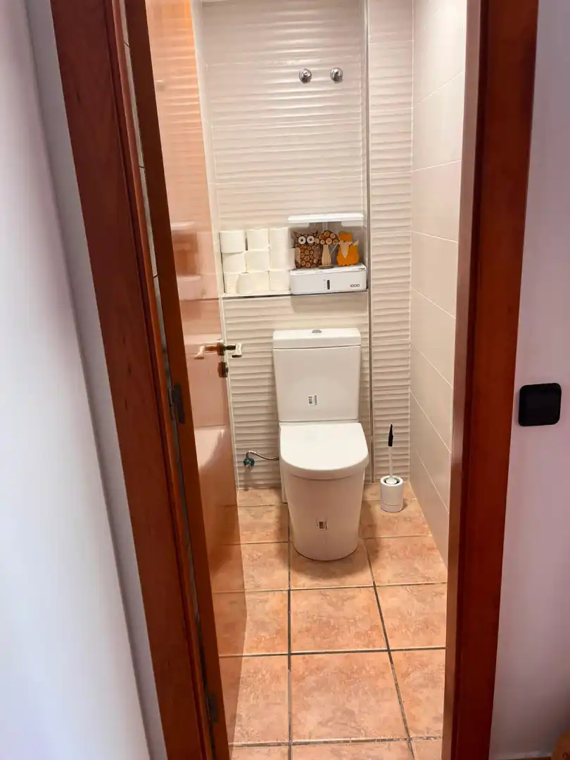 Baño de Casa adosada en venta en Malgrat de Mar con Calefacción, Jardín privado y Terraza