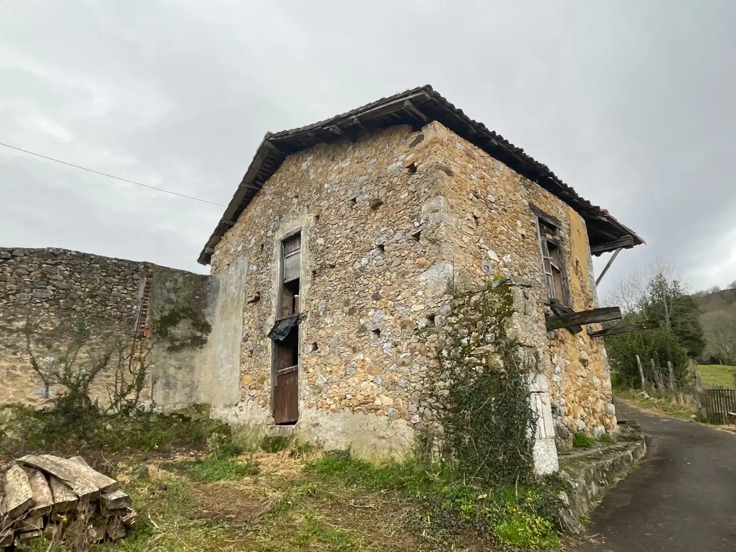 Vista exterior de Finca rústica en venda en Piloña