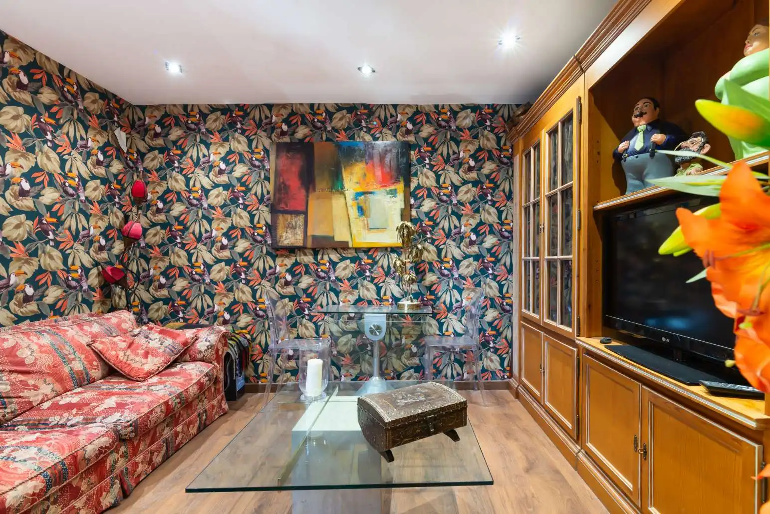 Living room of Attic for sale in Madrid  with Heating, Terrace and Storage room
