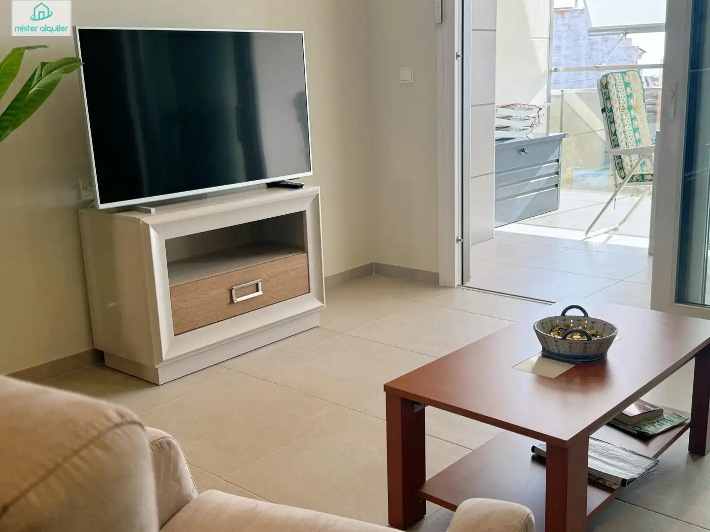 Living room of Apartments for rent in El Campello  with Air Conditioner, Private garden and Terrace