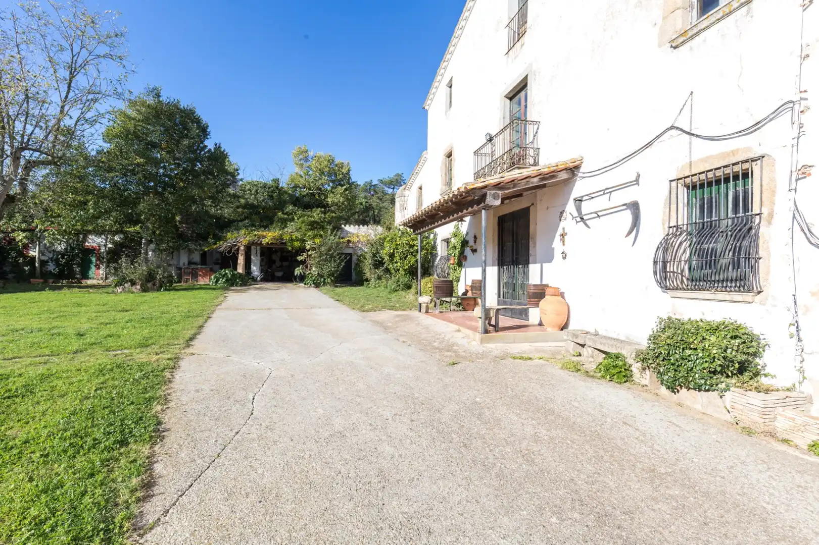 Vista exterior de Finca rústica en venta en Llagostera con Calefacción, Terraza y Trastero