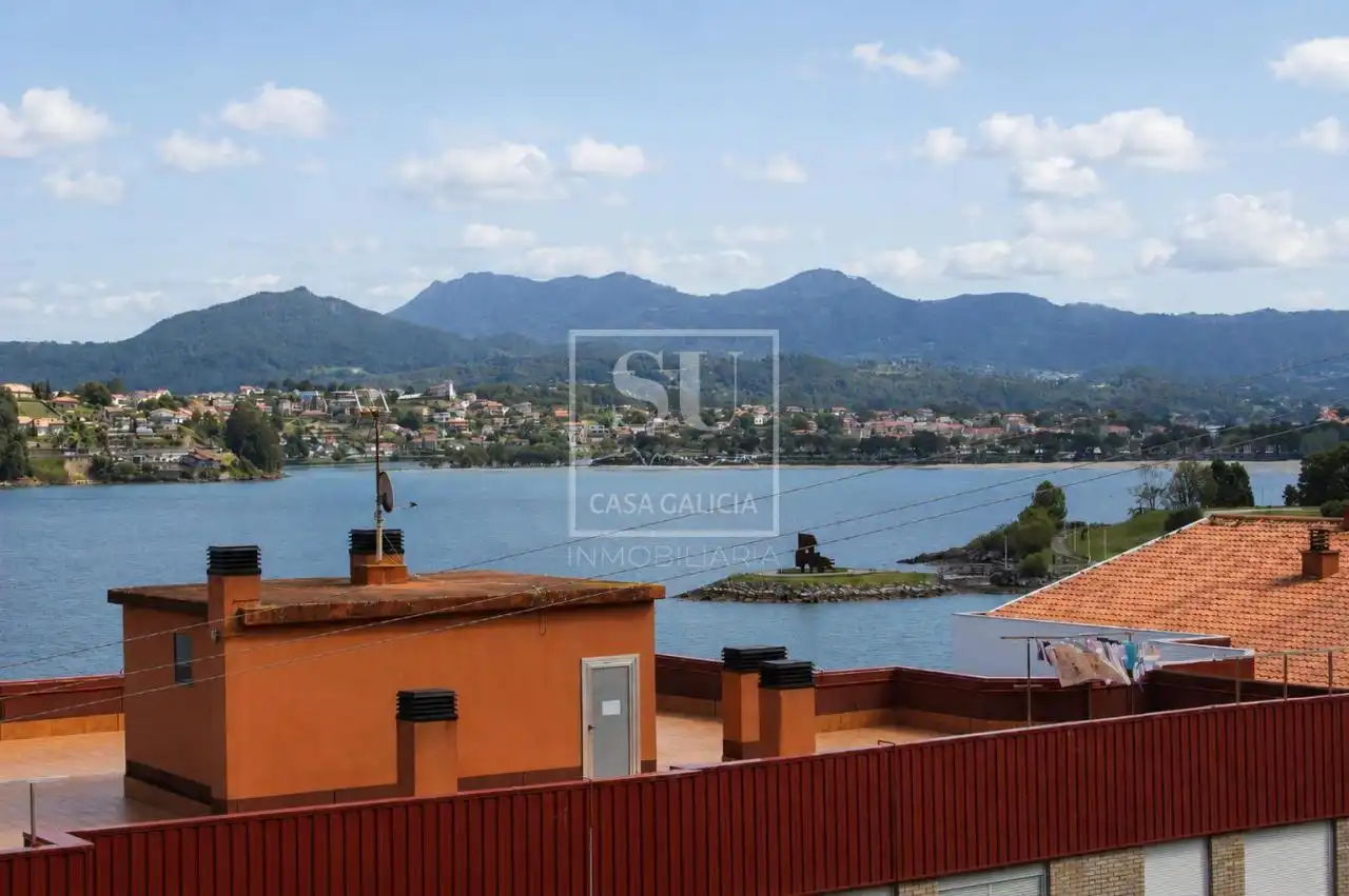 Terraza de Casa adosada en venta en Baiona con Calefacción, Jardín privado y Terraza