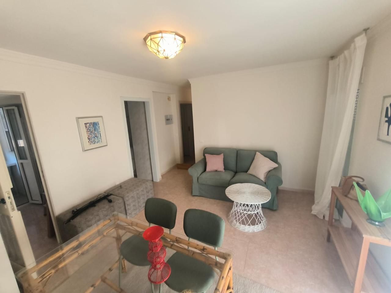 Sala de estar de Piso de alquiler en Málaga Capital con Amueblado