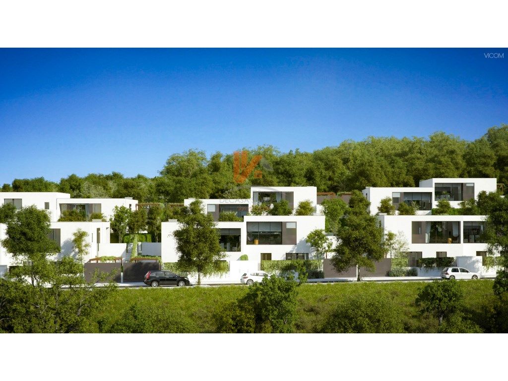 Vista exterior de Casa adosada en venta en Ames con Jardín privado, Terraza y Piscina