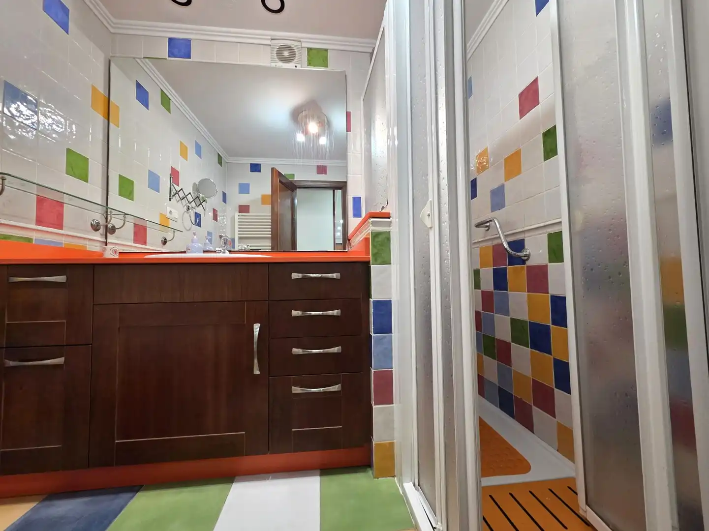 Bathroom of Flat for rent in Siero  with Heating, Storage room and Furnished