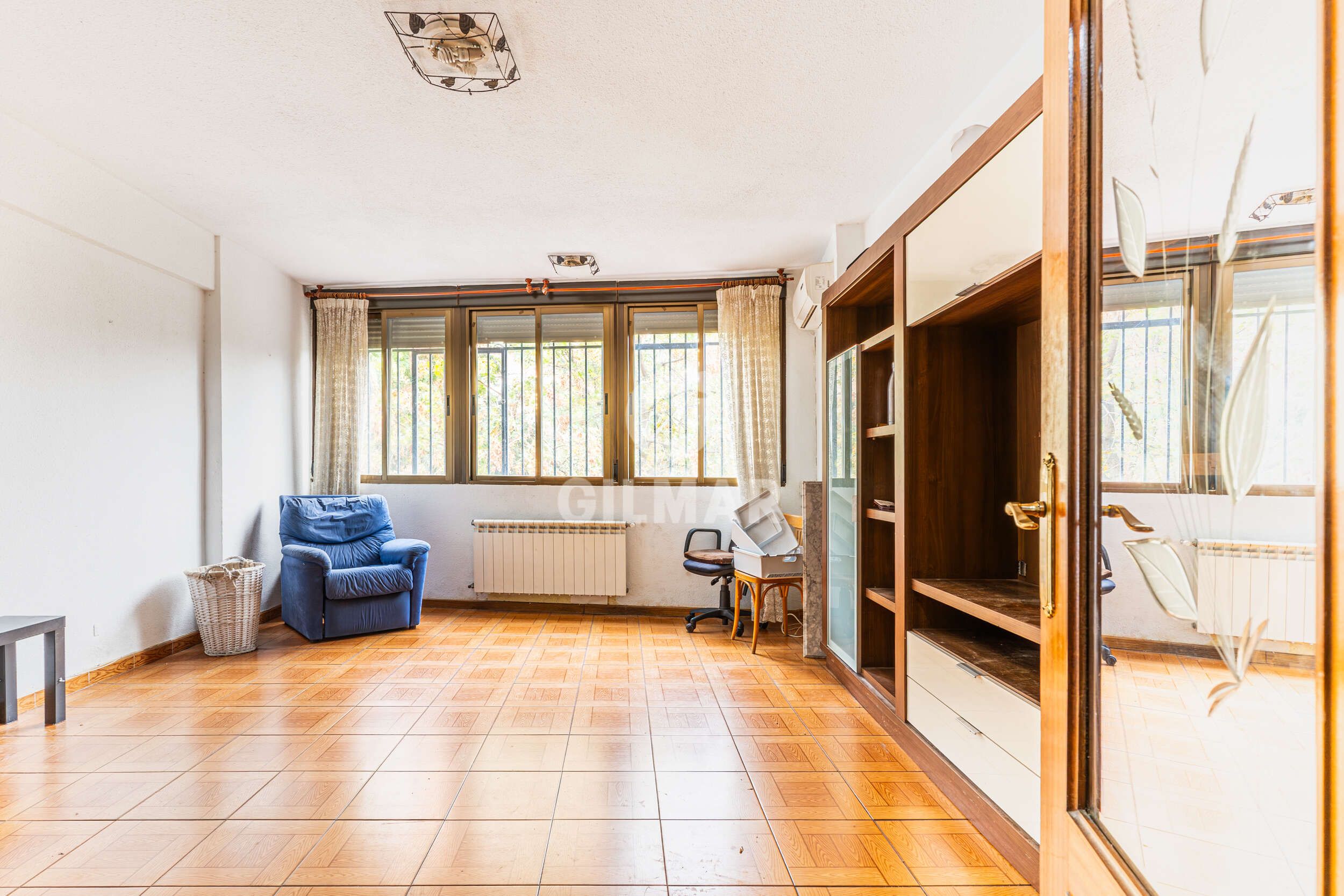 Bedroom of Flat for sale in  Madrid Capital  with Heating