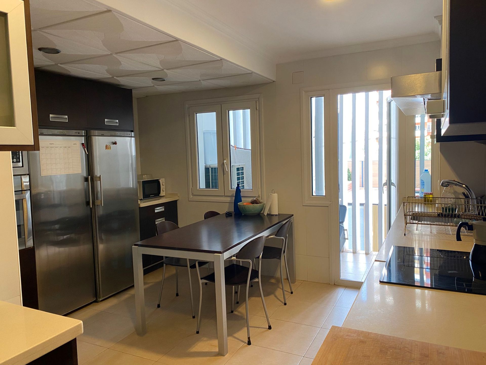 Dining room of Flat to rent in Málaga Capital  with Air Conditioner, Terrace and Furnished