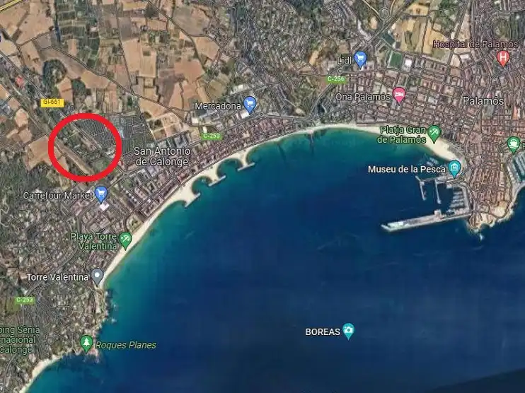 Vista exterior de Edifici en venda en Calonge i Sant Antoni