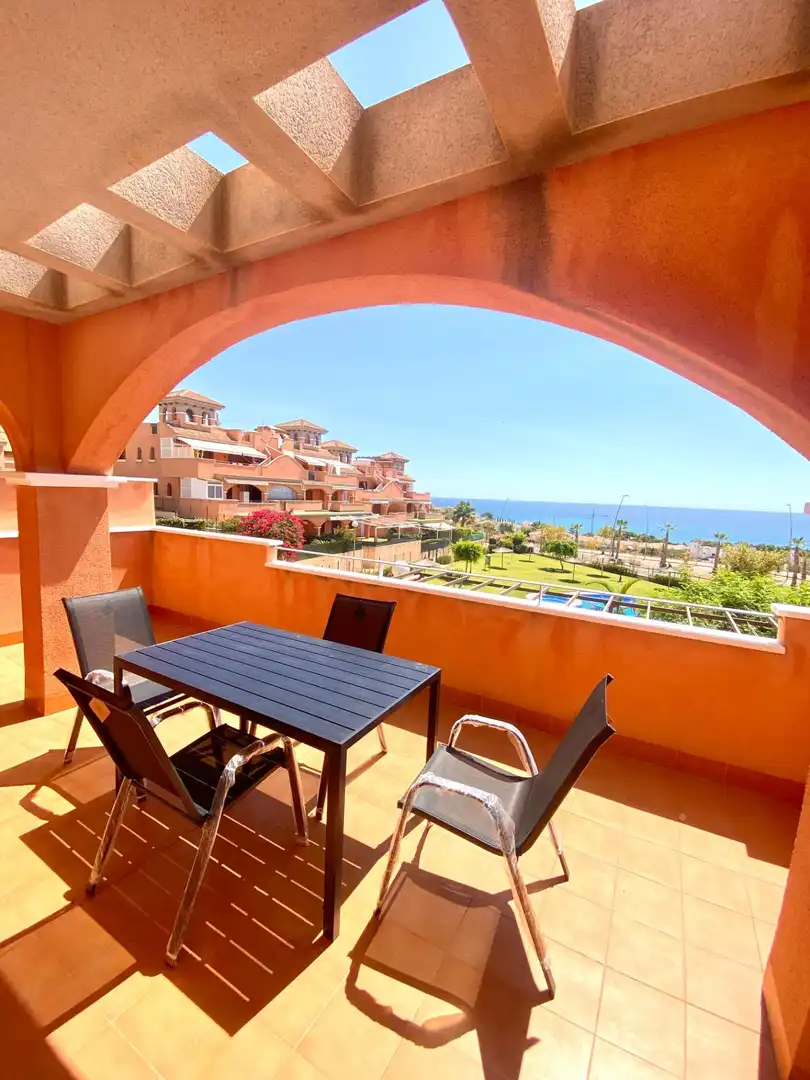 Terraza de Apartamento en venta en Cartagena con Terraza, Amueblado y Piscina comunitaria