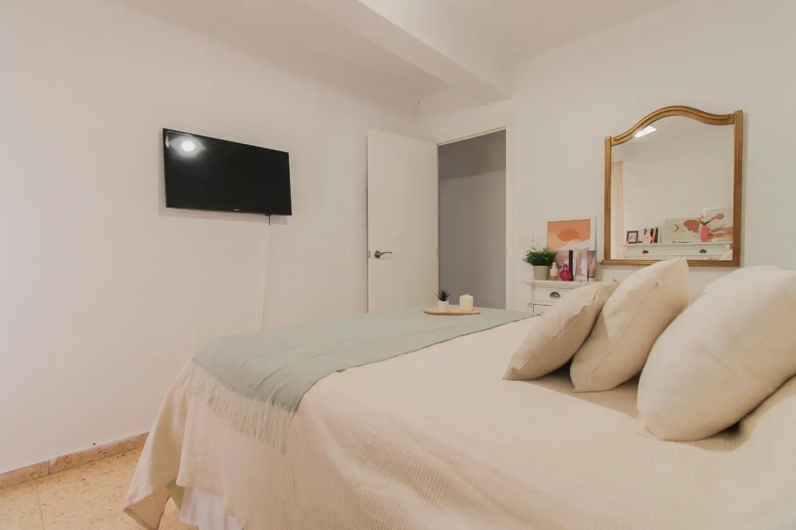 Bedroom of Flat for sale in La Pobla de Farnals  with Air Conditioner and Balcony