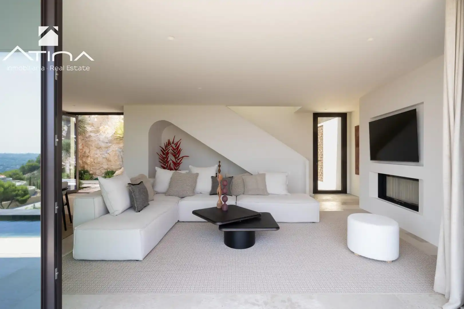 Living room of Houses for sale in Jávea / Xàbia  with Air Conditioner, Heating and Private garden