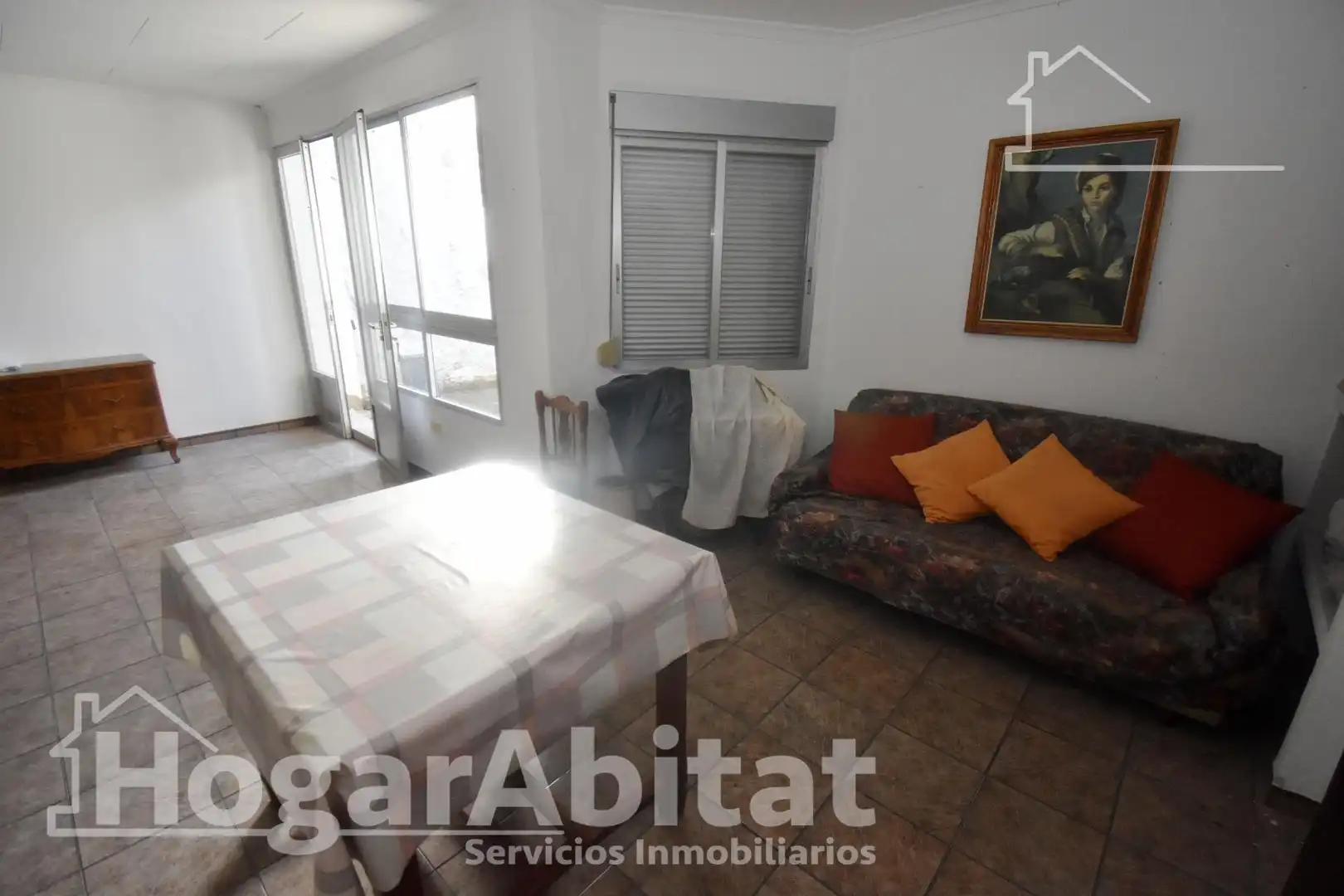 Sala d'estar de Casa adosada en venda en Centro  
