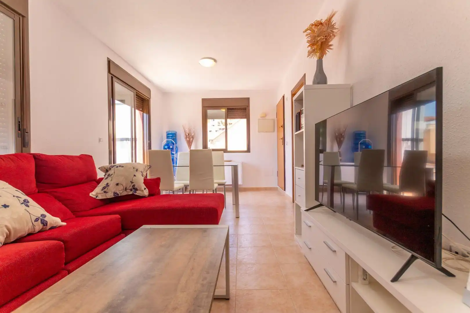 Sala de estar de Ático en venta en Águilas con Terraza, Amueblado y Piscina comunitaria