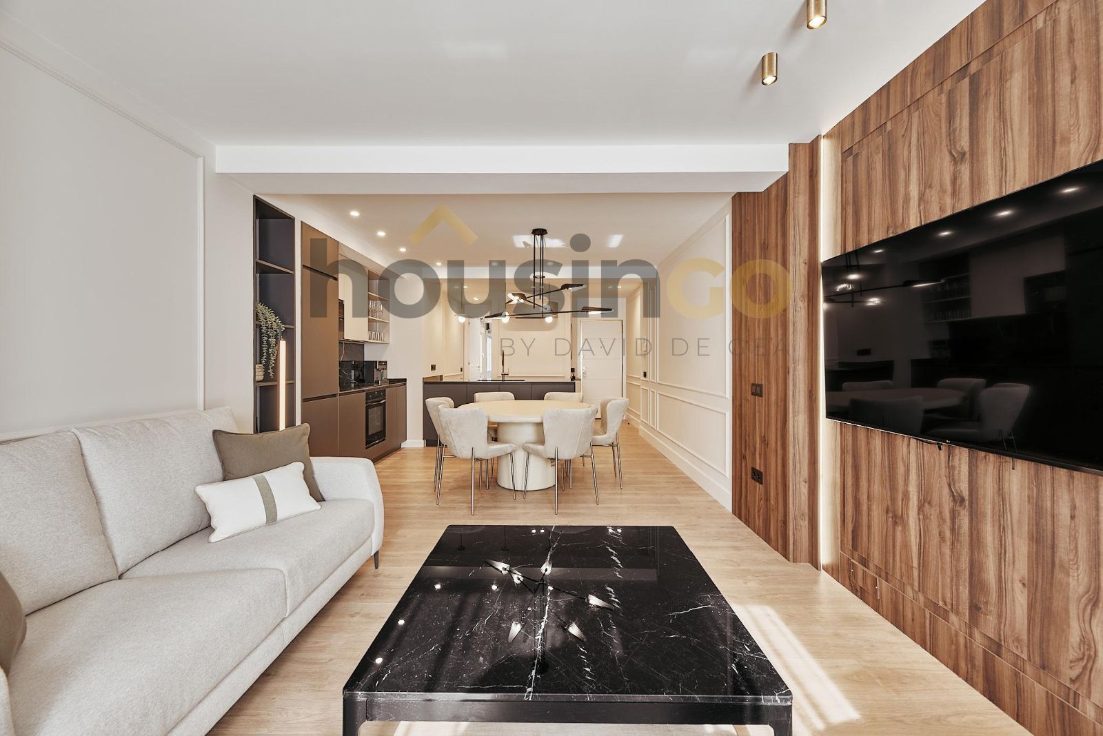 Living room of Attic for sale in  Madrid Capital  with Air Conditioner, Heating and Terrace