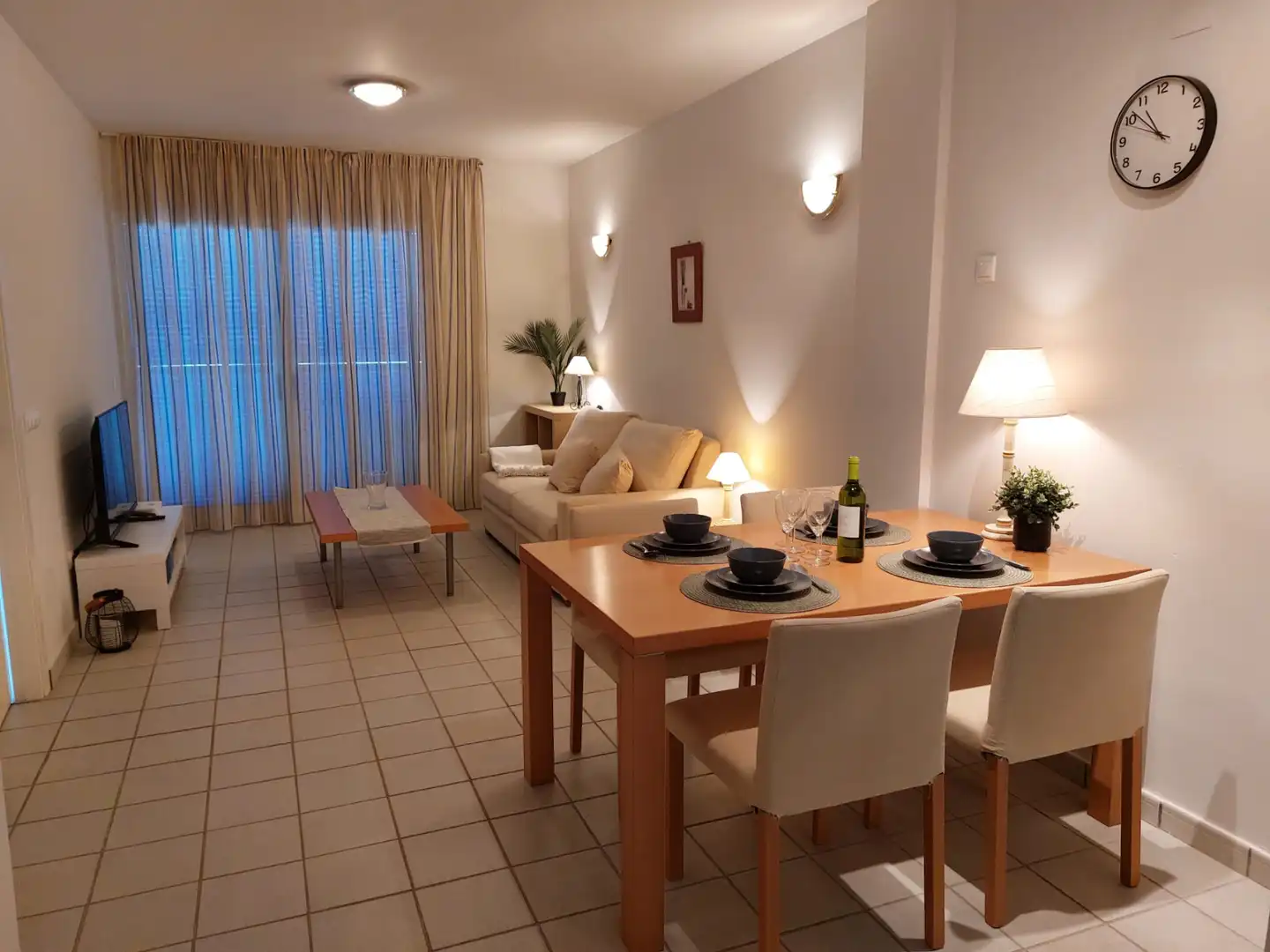 Living room of Apartments for rent in Orihuela  with Air Conditioner, Terrace and Furnished
