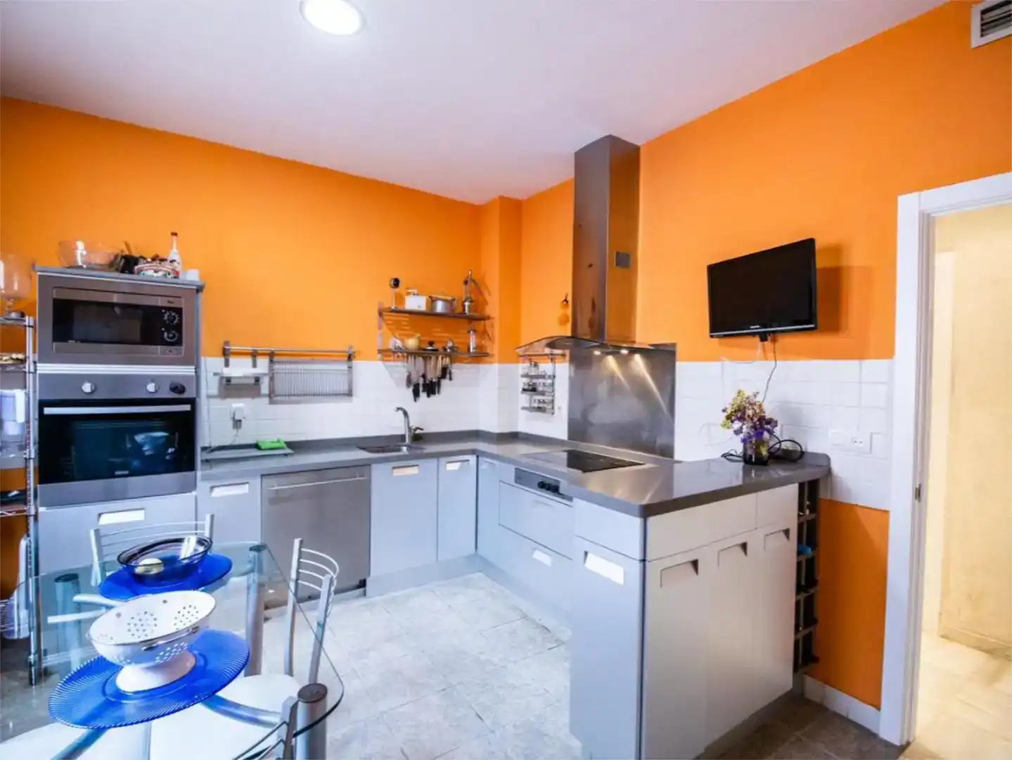 Cocina de Casa o chalet en venta en Jerez de la Frontera con Aire acondicionado, Piscina y Balcón