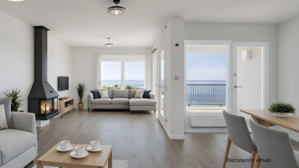 Living room of Apartment for sale in Sant Andreu de Llavaneres  with Terrace, Balcony and Community pool