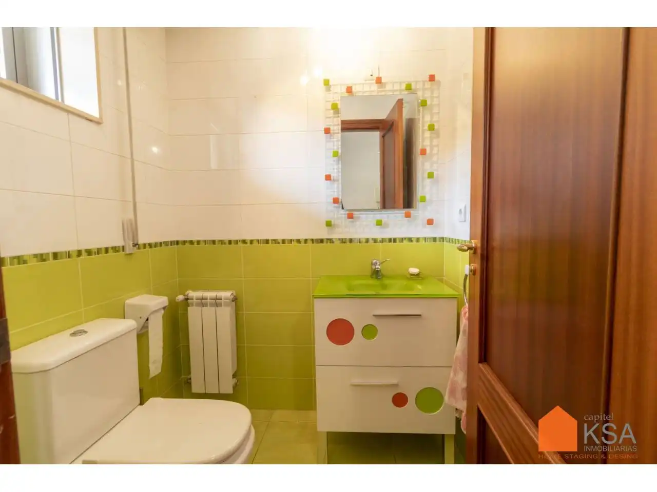 Baño de Casa adosada en venta en Santiago de Compostela  con Jardín privado, Parquet y Terraza