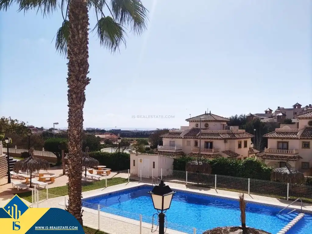 Swimming pool of Duplexes for rent in Orihuela  with Air Conditioner, Terrace and Furnished